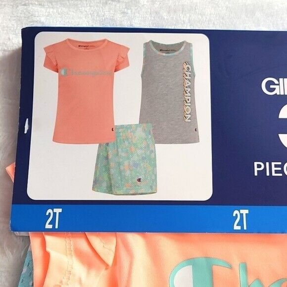 Champion 3 Piece Active Girls Set 2T Nwt. - Picture 1 of 4